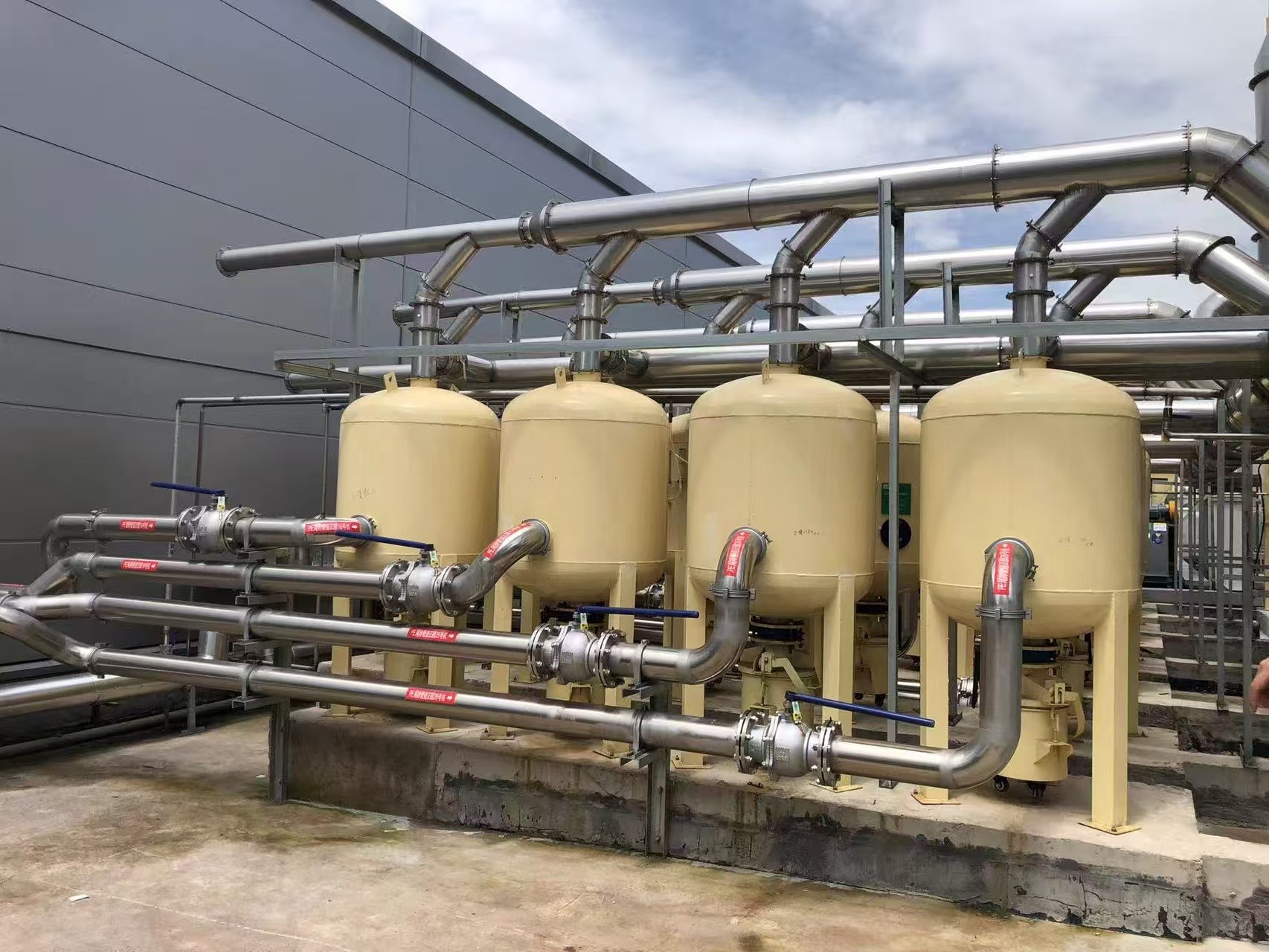 Silane (SiH4) Exhaust Gas Treatment System For Shanghai Jiangwei Semiconductor Technology Co., Ltd.