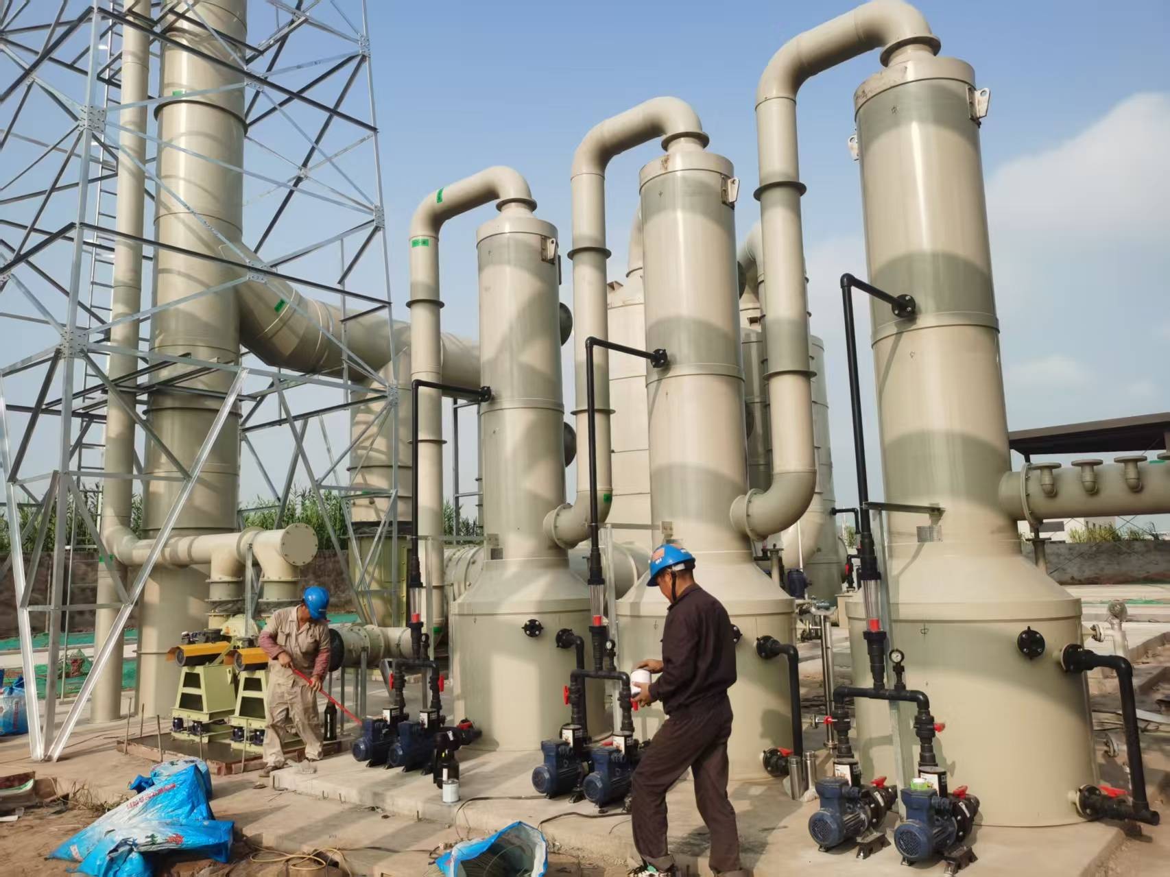 PH3 & TMA Exhaust Gas Treatment For Jingzhou Taihe Chemical Co., Ltd.