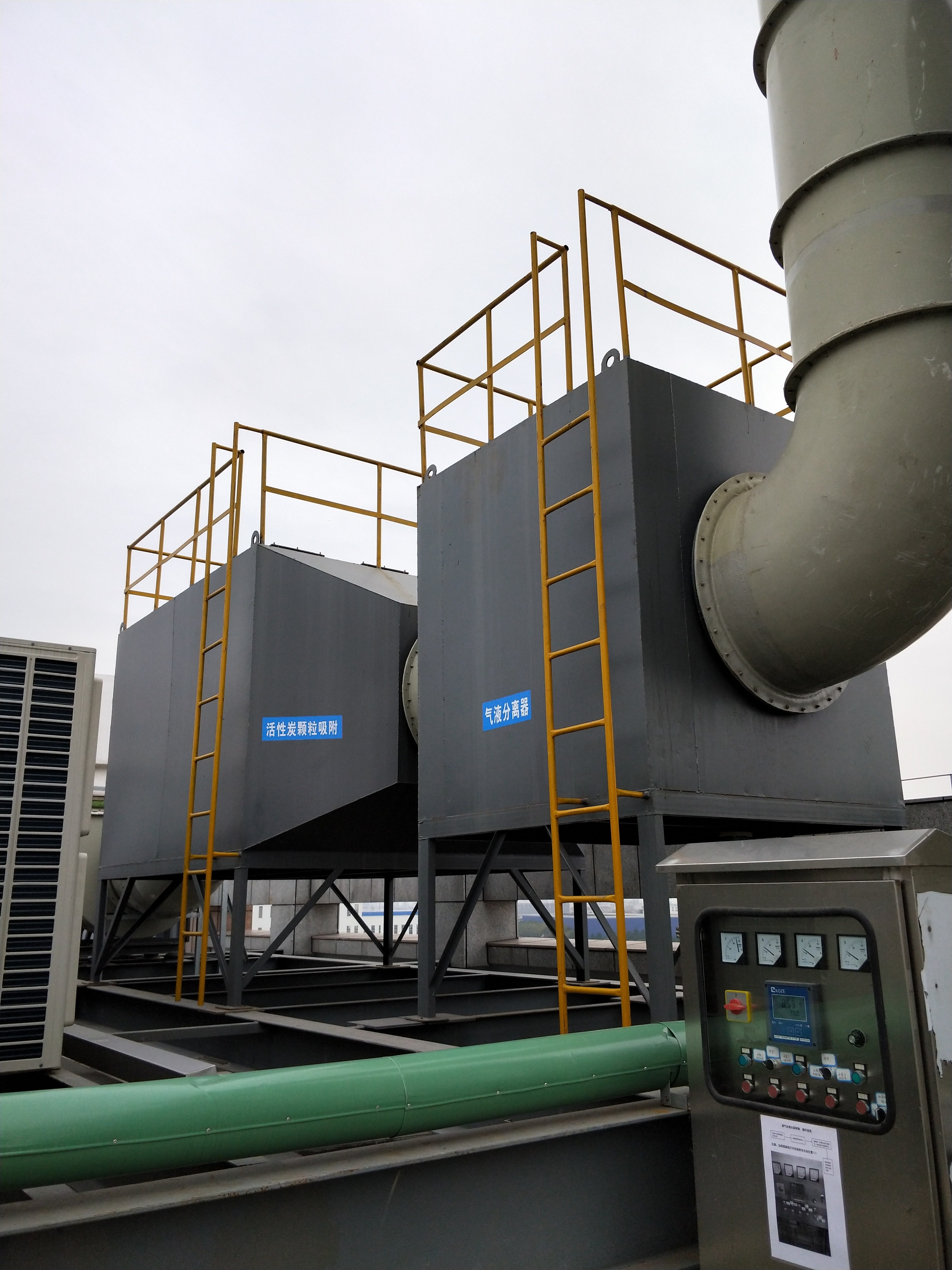 Activated Carbon Adsorption System for VOC Treatment